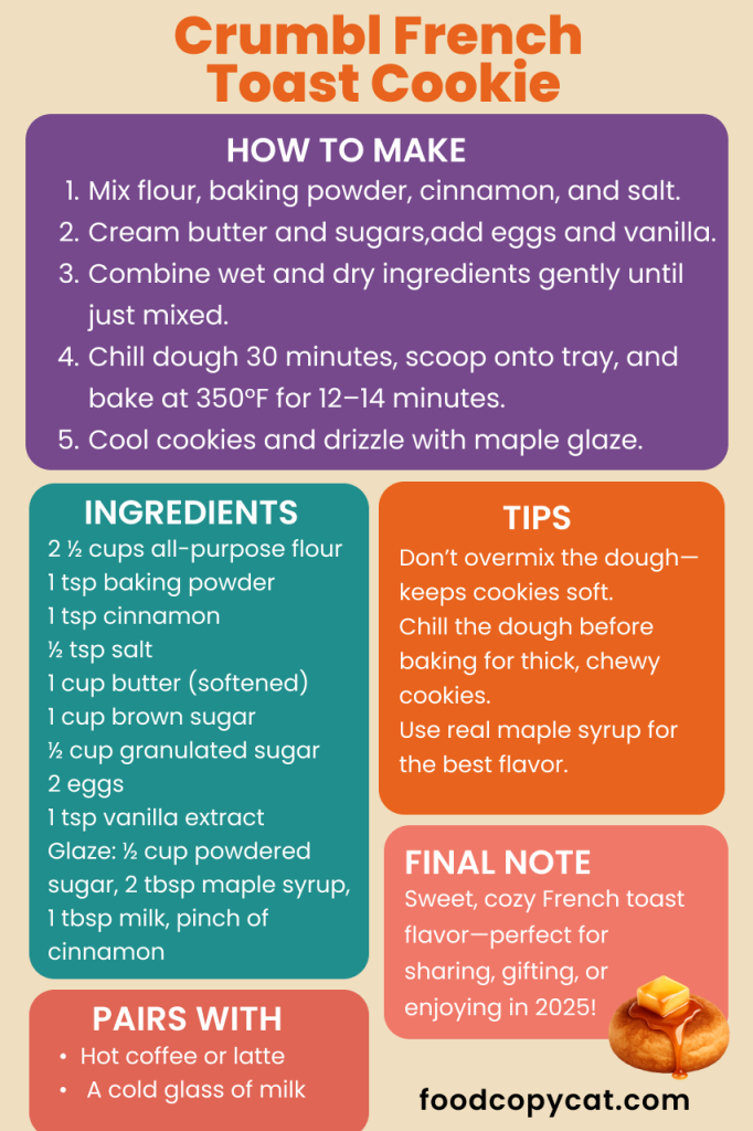 french toast cookies recipe

