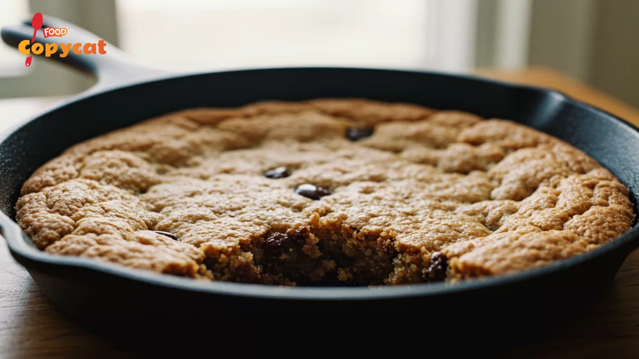 skillet cookie crumble