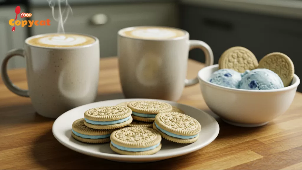 White chocolate covered Oreos