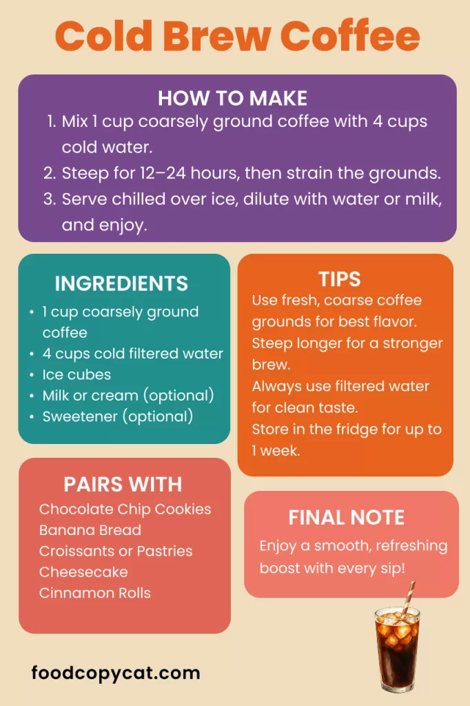 cold brew coffee making