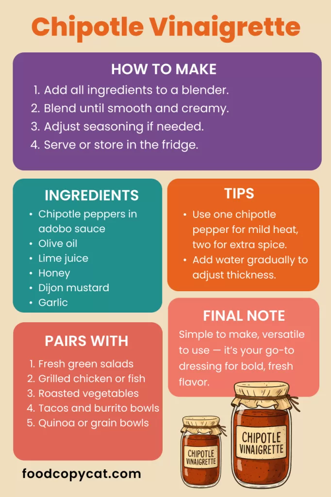 how to make Chipotle Vinaigrette