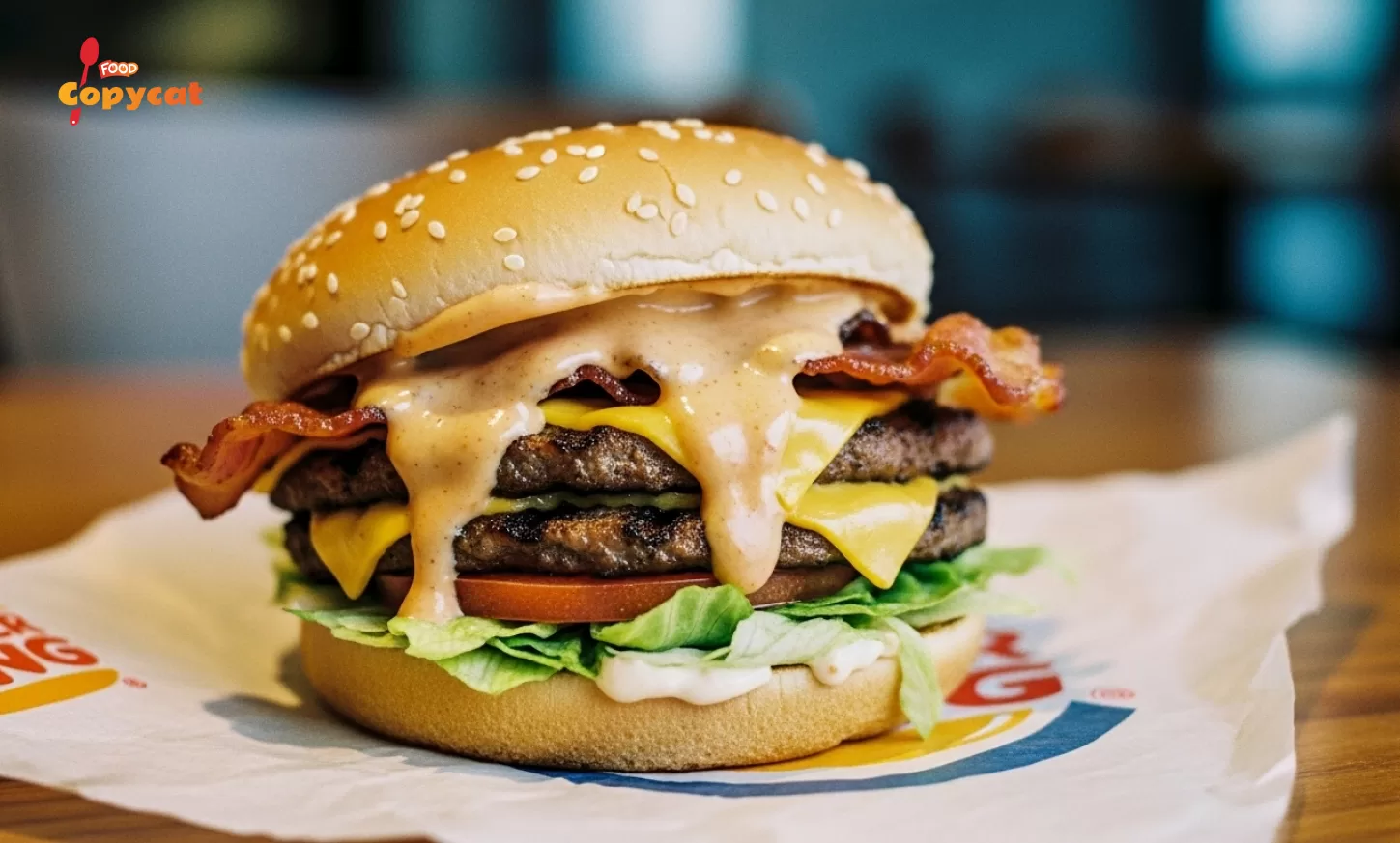 burger king double stacker sauce