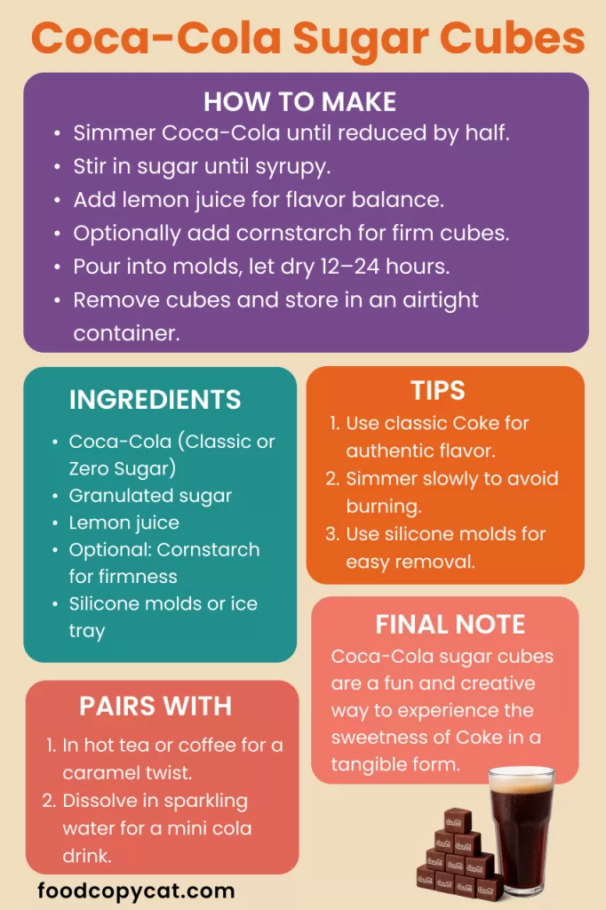 Coca-Cola Sugar Cubes