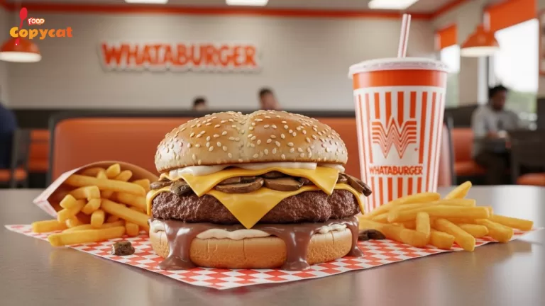 Whataburger Mushroom Swiss Burger