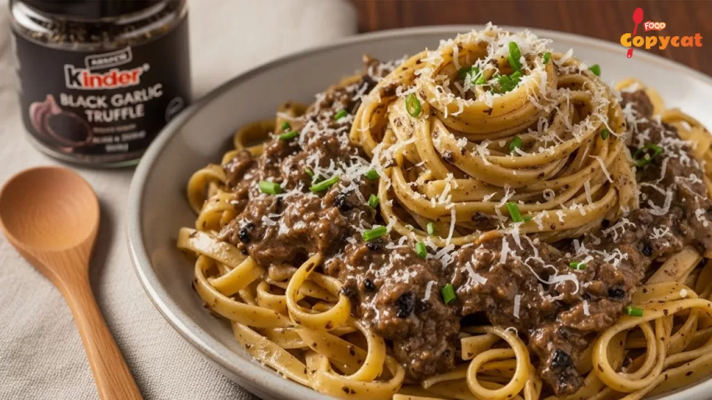 Kinders Black Garlic Truffle Recipe