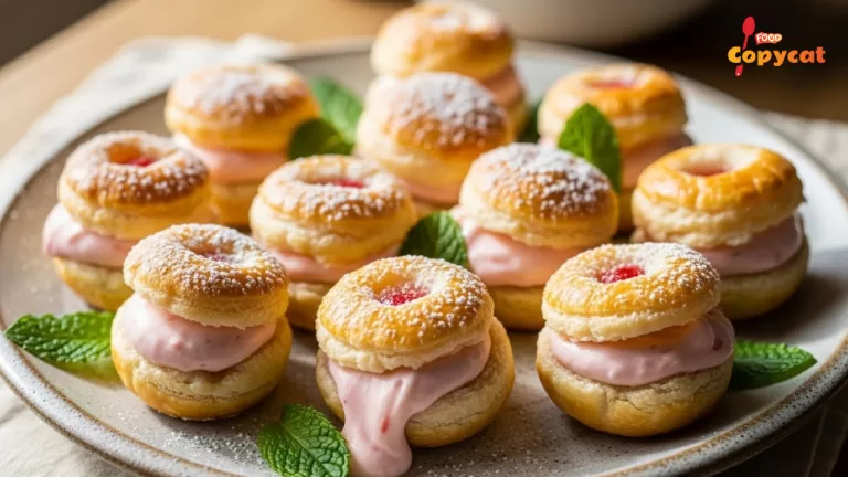 Strawberry Creme Pie Poppers