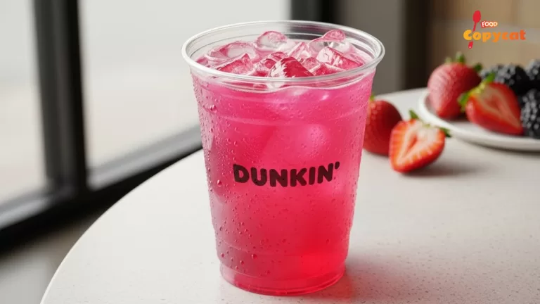 Dunkin Wicked Pink Refresher