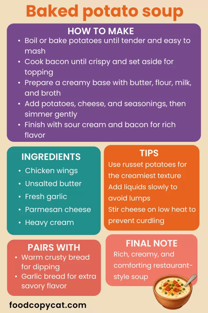 how to make Chilis baked potato soup